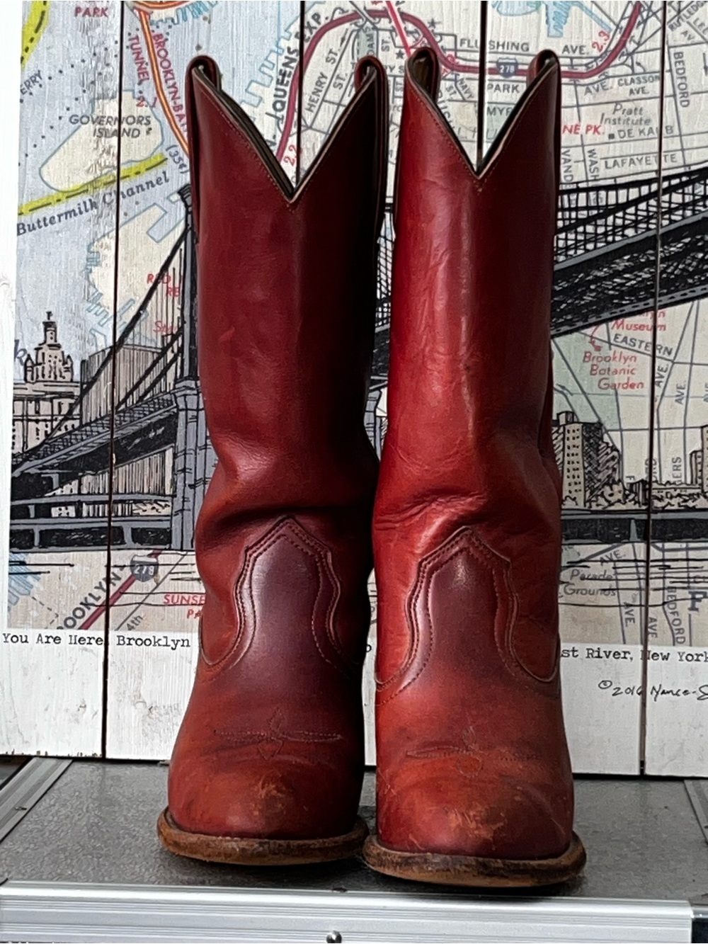 Vintage FRYE Leather Western Boots